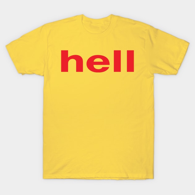 hell T-Shirt by alanduda